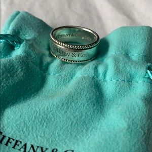 Tiffany & Co Beaded Band ring size 7